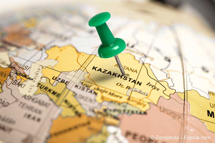 Mise en exploitation  contretemps dun champ ptrolier gant au Kazakhstan