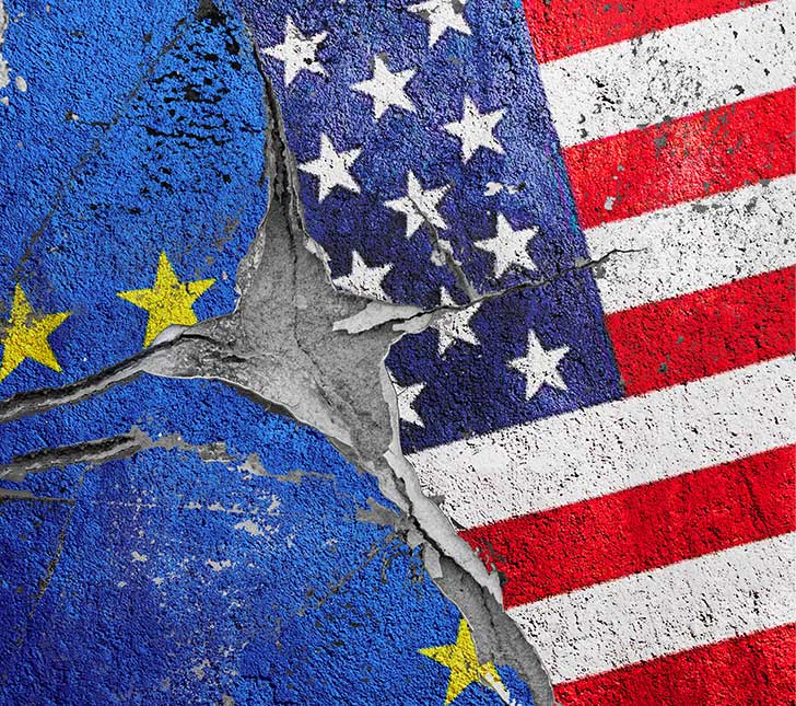 tat des changes entre lUnion europenne et les tats-Unis avant la hausse des droits de douane de 15 % (Erik Kauf)