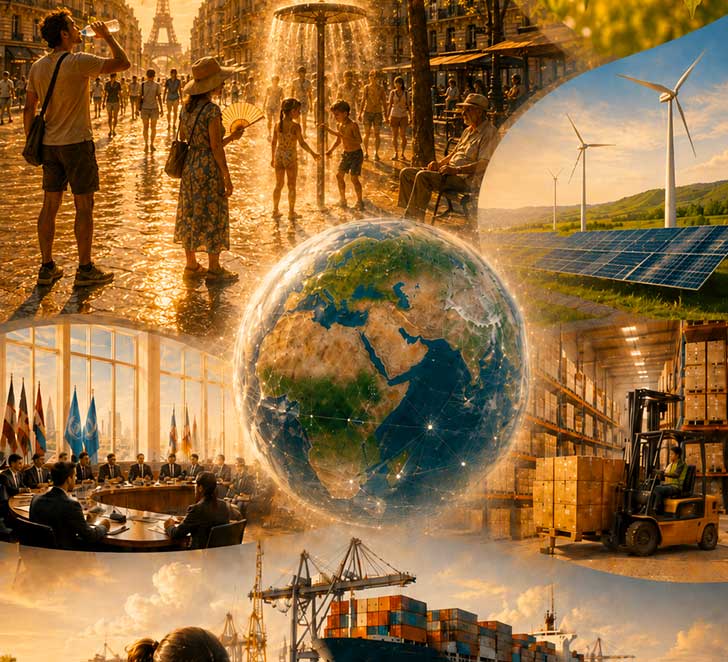 Canicule et mondialisation face aux fragilit�s de notre mod�le
Erik Kauf