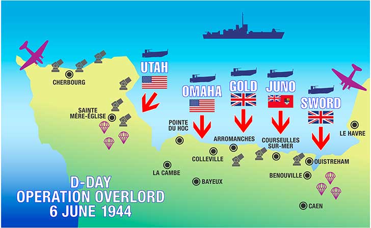 Les clbrations du 80e anniversaire du dbarquement en Normandie suivent leur programme