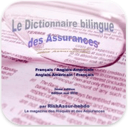 Le Dictionnaire BILINGUE des Assurances de RiskAssur sur iPad