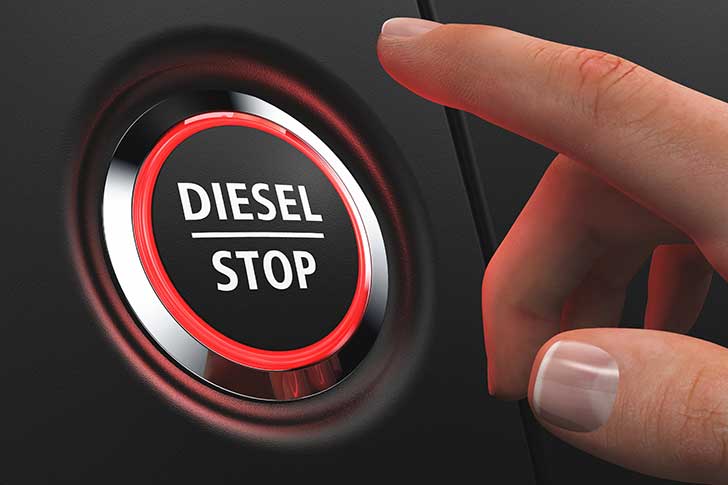 Les moteurs diesel dégagent des gaz mortels