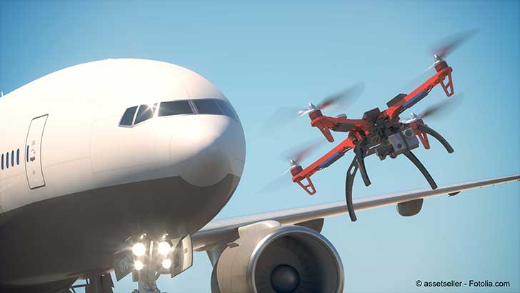 Les drones menacent laviation civile