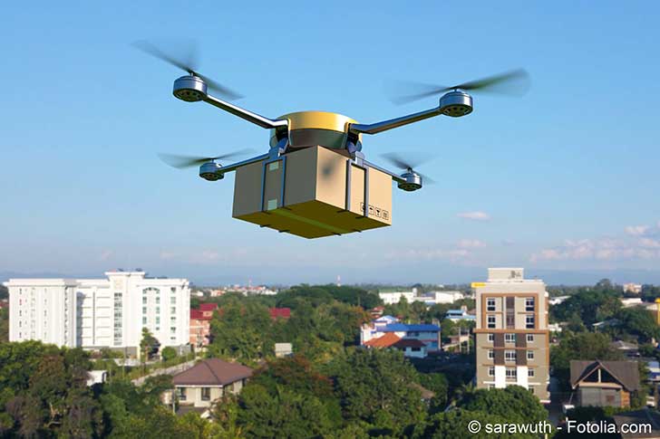 C’est ce sera aux drones de faire le livreur dans des zones d’accès difficile