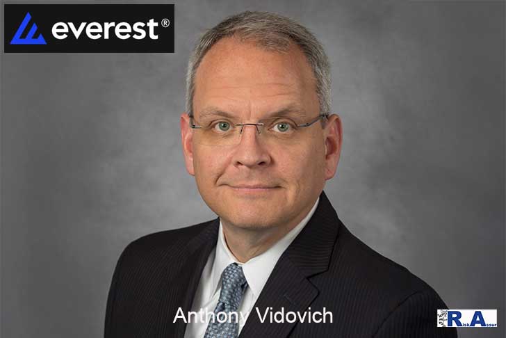 Everest Group annonce la nomination de Anthony Vidovich