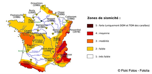 Les risques de seismes en France (par RiskAssur édité par FRANOL Services)