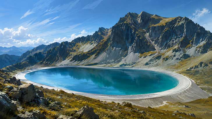 Quand la retenue de la Loze � Courchevel devient un risque assurantiel