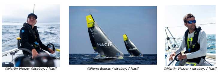 Solitaire du Figaro Paprec 2025 : Charlotte Yven et Hugo Dhallenne dans la course au sommet