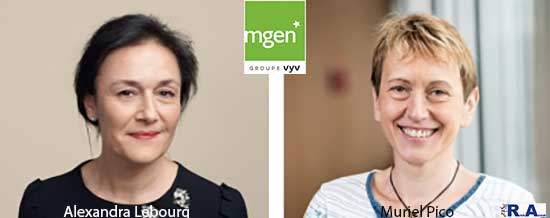 MGEN annonce les nominations d’Alexandra Lebourg et de Muriel Pico