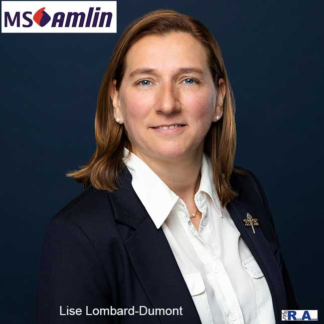 MS Amlin Insurance annonce la nomination de Lise Lombard-Dumont