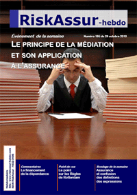 Sommaire du numéro 195 de RiskAssur-hebdo du 29 octobre 2010