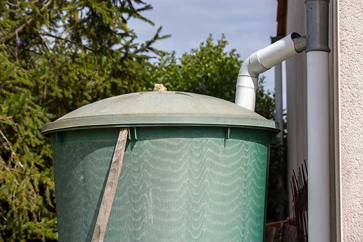 L’eau de pluie qui tombe sur les toits peut être rendue potable (Erik Kauf)