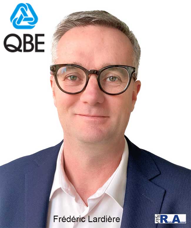 QBE France annonce la nomination de Frédéric Lardière