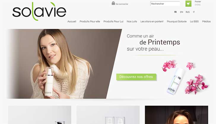 10 % de remise sur les produits Solavie avec Notre-Siecle