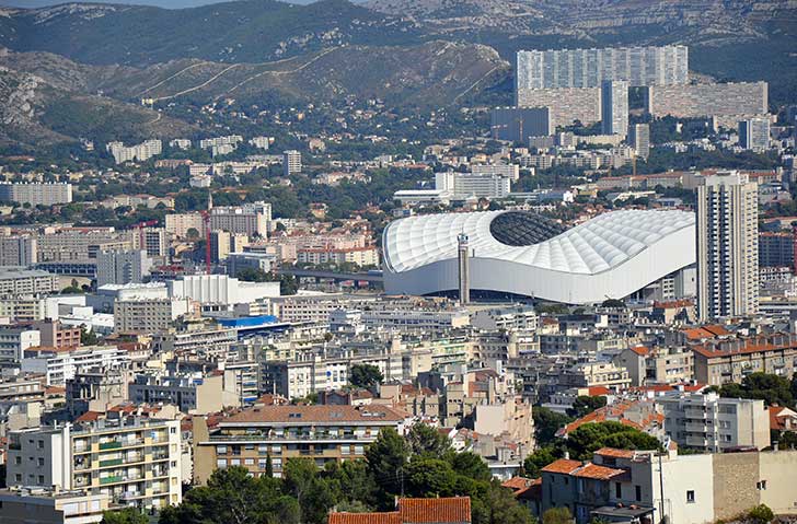  Marseille, au Stade Vlodrome, le Pape Franois a rclam justice pour les migrants et les vulnrables