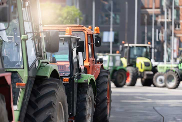 Les agriculteurs sont  nouveau en colre en relanant les actions de protestation