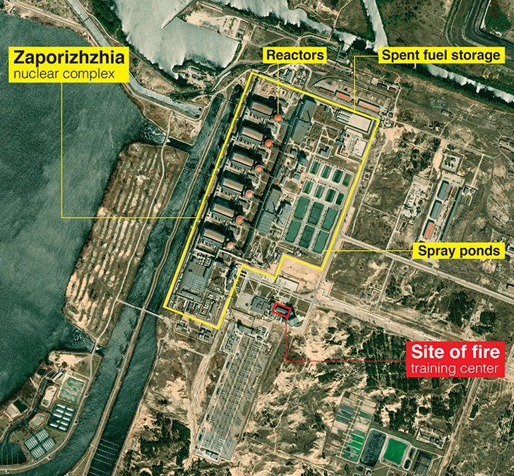L’AIEA réclame une zone de sécurité autour de la centrale de Zaporijia sans avoir les moyens de l’imposer