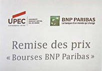 Remise des bourses UPEC  BNP Paribas