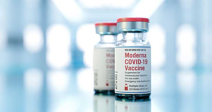 Le second vaccin ARS messagers celui de Moderna arrive enfin en ville