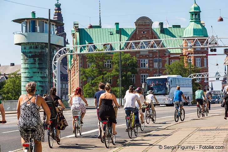 La bicyclette est reine à Copenhague