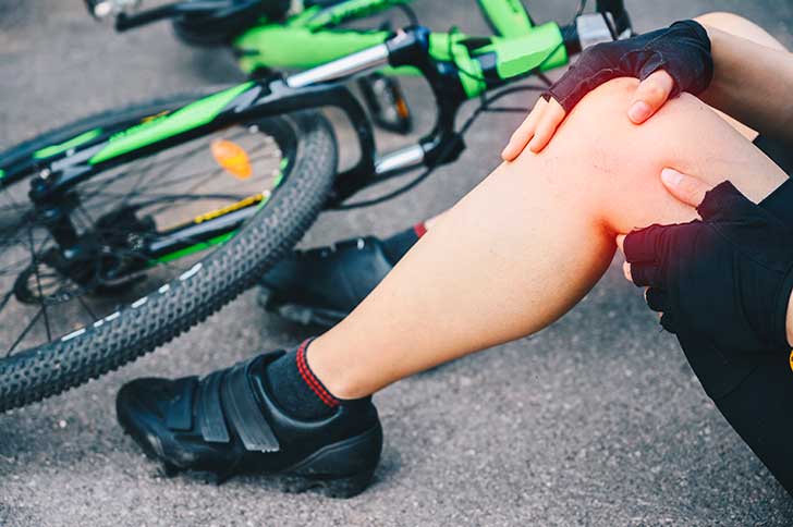 Accidents de v�lo : la chute sans tiers, un risque largement sous-estim�