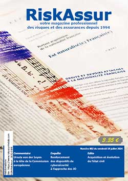 Numro 802 de RiskAssur-hebdo du vendredi 19 juillet 2024