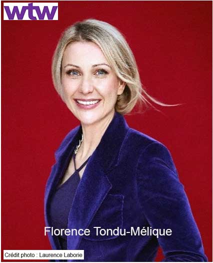 WTW en France annonce la nomination de Florence Tondu-M�lique