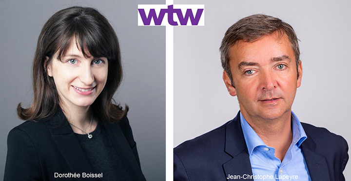 WTW France annoncent les nominations de Doroth�e Boissel et Jean-Christophe Lapeyre
